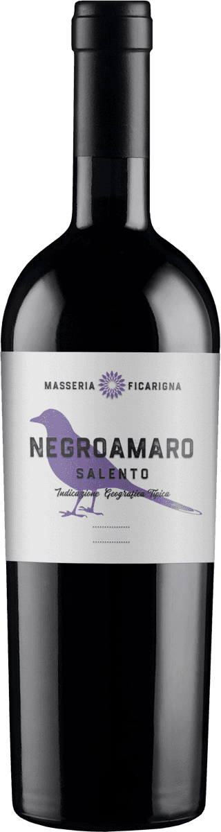 Bottiglia di Negroamaro Masseria Ficarigna